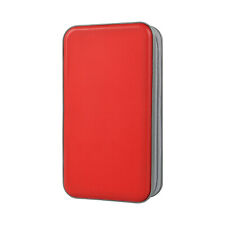 96 Disc CD/DVD Case Holder Storage Wallet Portable Organizer Zippper Bag Red picture