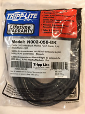 50 FT. ETHERNET CABLE - TRIPP-LITE Cat5e (350 MHz) Black Patch Cable, RJ45 picture