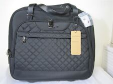 EMPSIGN Rolling Laptop Bag Briefcase for Women Fits 15.6