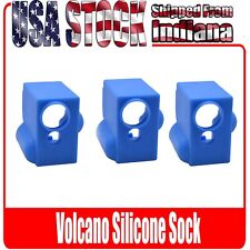 Insulation for Volcano Hotend, Volcano Silicone Sock for Heat Block Blue, 3 Pcs picture