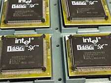 i486SX-25 CPU Processor KU80486SX-25 INTEL VINTAGE89+ 168Gold Pins NEW LAST ONES picture