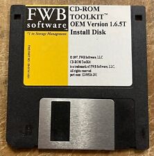 Vintage FWB CD-ROM TOOLKIT OEM Version 1.6.5T Floppy TESTED and WORKING picture