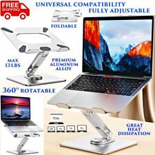 360° ROTATING LAPTOP TABLET STAND ALUMINUM ADJUSTABLE FOLDABLE FOR READING BOOK picture