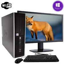 HP Desktop Computer QUAD CORE i5 WINDOWS 10 PC 16GB 2TB HD 480GB SSD 22