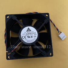 Delta AUB0812VH 8025 80mm x 25mm Cooler Cooling Fan PWM DC 12V 0.41A 8cm 4Pin picture