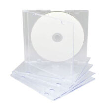 10-100 Standard Clear Tray CD Jewel Case Slim PP DVD Disc Storage Cover Sleeves picture