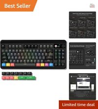 75% Gaming Keyboard with OLED Display & Knob - Hot Swappable, Wireless, Backlit picture