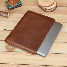 Ronuo Distressed Vintage Genuine Leather Protective Sleeve Case for MacBook Pro picture