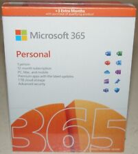 New Authentic Microsoft (Formerly Office) 365 Personal w/1TB Cloud - Box Pack picture