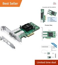 Gigabit Dual NIC with 2 SFP Ports - PCI Express 2.0 X4 - Low Profile Ethernet... picture