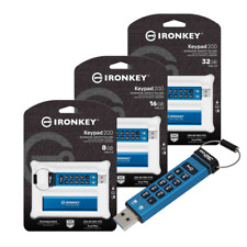 Kingston 8GB 16GB 32GB 64GB 128GB IronKey Keypad 200 Encrypted USB Flash Drive picture