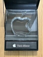 Apple computer Macintosh 20Th Anniversary rare Crystal figure object Ornament picture