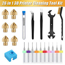 26Pcs 0.4mm 3D Printer Extruder Nozzle Cleaning Needles Tool Kit for CR-10/Ender picture