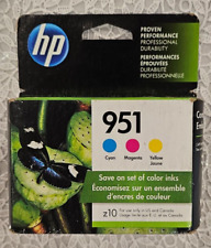 NEW SEALED BOX GENUINE HP 951 COLOR INK CR314FN DATE-2020 picture