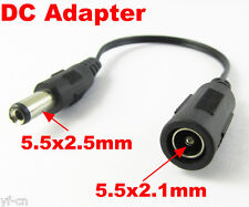 5pcs 17cm DC Power Adapter Convert Cable 5.5x2.1mm Female to 5.5x2.5mm Male picture
