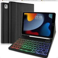 Jelly Comb 7-color Backlit Wireless Keyboard Case Fits 10.5” IPad Samsung Galaxy picture