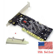 PCI 4 Ports SATA Internal RAID Controller Card w/Low Profile Bracket US Stock picture