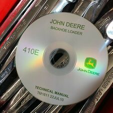 John Deere 410E Backhoe Loader Technical Service Repair Manual TM1611 22JUL10 CD picture