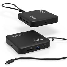Plugable 7-in-1 USB C Docking Station Dual Monitor with Pass-Through Charging picture