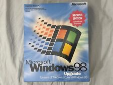 Sealed Vintage Microsoft Windows 98 Second Edition Upgrade Operating System picture