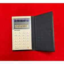 Vintage SHARP Pocket calculator with solar charge- Made in Japan. Still working. picture