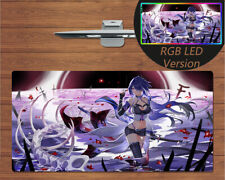 Anime RGB LED Large Mouse Pad Honkai Star Rail Acheron Gaming Mat Mousepad Gift picture