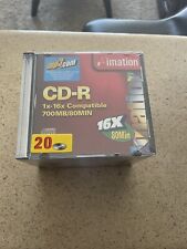 Imation CD-R 20 Pack 16x 80min /700MB    1x-16x Compatible Recordable Disc New picture