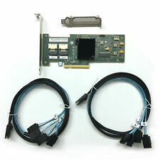 IBM  M1015 46M0861 SAS/SATA PCI-e RAID Controller +8087 to (4) 7-Pin SATA Cable picture
