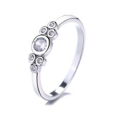 Sterling Silver Round Ring With Crystals from Swarovski picture