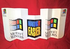 Vintage 1992 To 1994 Microsoft Windows Car Windshield Sun Screen RARE NICE picture