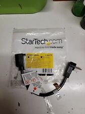 StarTech.com 1ft (0.3m) Power Extension Cord, Right Angle NEMA 5-15P to picture
