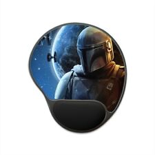Star Wars The Mandalorian, Din Djarin, Mouse Pad With Wrist Rest picture