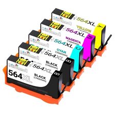 5-pk For HP 564 XL Cartridge For Photosmart 5510 5511 5512 5514 5515 5520 5525 picture