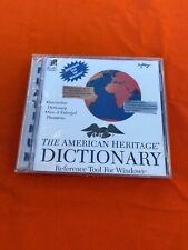 The American Heritage Dictionary Reference Tool For Windows (PC CD-ROM, 1995) picture