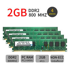 8GB 4x 2GB DDR2 800mhz PC2-6400U RAM For Dell OptiPlex 755 760 960 XPS 410 420 picture