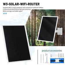 Waterproof 15W Solar panel powered Wireless WIFI Router 4G for Outdoor 8 Cameras picture