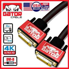 DVI-D to DVI-D Cable Dual Link 24+1 Male Video Cable Adapter Gold Plated 6FT  picture