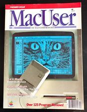 1985 MacUser magazine complete set October (Premiere Issue) /November/December  picture