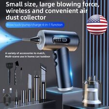 Electric Mini Cordless Air Duster Blower Computer Car Cleaning Vacuum Cleaner US picture