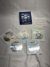 MICROSOFT WORKS SUITE 2006 - 5 CD'S - WITH PRODUCT KEY - OPENED BOX picture