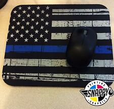 Thin Blue Line Mouse Pad - Police Mouse Pad picture