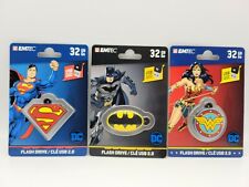 32G USB DC Superman Batman Wonder Woman flash drive keychains USB Emtec + bonus  picture