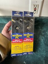 Vintage JVC Wind-Up Modular Cable Notebook PC Extension & Junction HC-T220 Lot picture