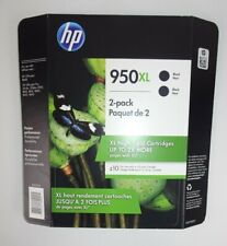 HP 950XL Black Ink Cartridges Pack of 2 Late 2020 Date *Exact Item* NIP picture