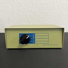 4-Way DB25 Manual Data Transfer Switch Box Rotary for Parallel Printer PC picture