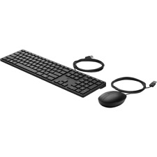 HP 320MK WIRED USB MOUSE AND KEYBOARD COMBO (9SR36UT#ABA) - NEW picture