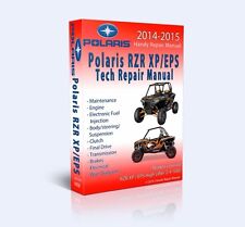 BEST - Polaris RZR 1000 EPS XP 2 4 Full Service Repair Shop Manual CD 2014 2015 picture