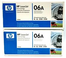 Lot of 2 - Two Pack Genuine HP 06A Toner Cartridge C3906A - Brand New Sealed OEM picture