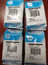 4PK Original HP 67 2-Black & 2-Color Ink Cartridges ENVY 6455/e 6075 EXP 12-2024 picture