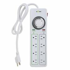 BN-LINK Surge Protector with 8 Outlets & Timer Power Strip Mechanical Auto timer picture